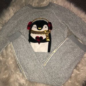 Secret Treasures Sequence Penguin Earmuffs Pajamas